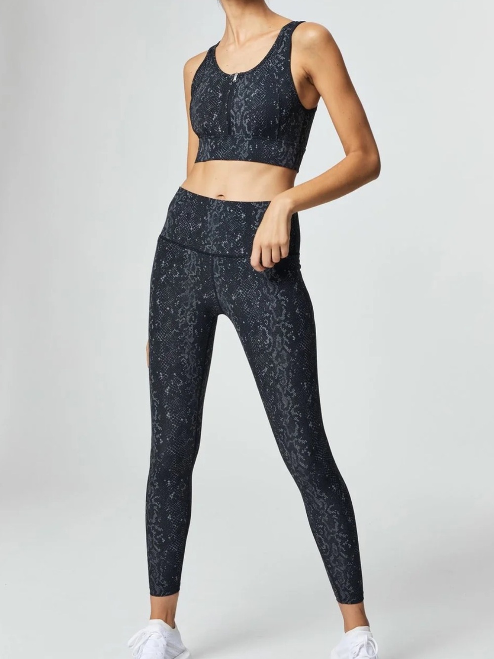 Varley Luna Black Viper Leggings, Size S